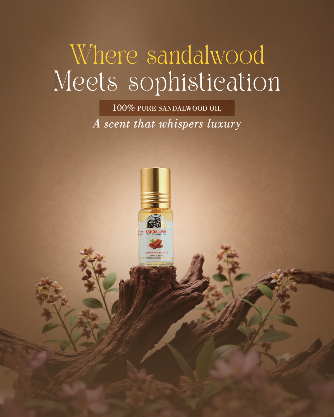 Pure Mysore Sandalwood oil