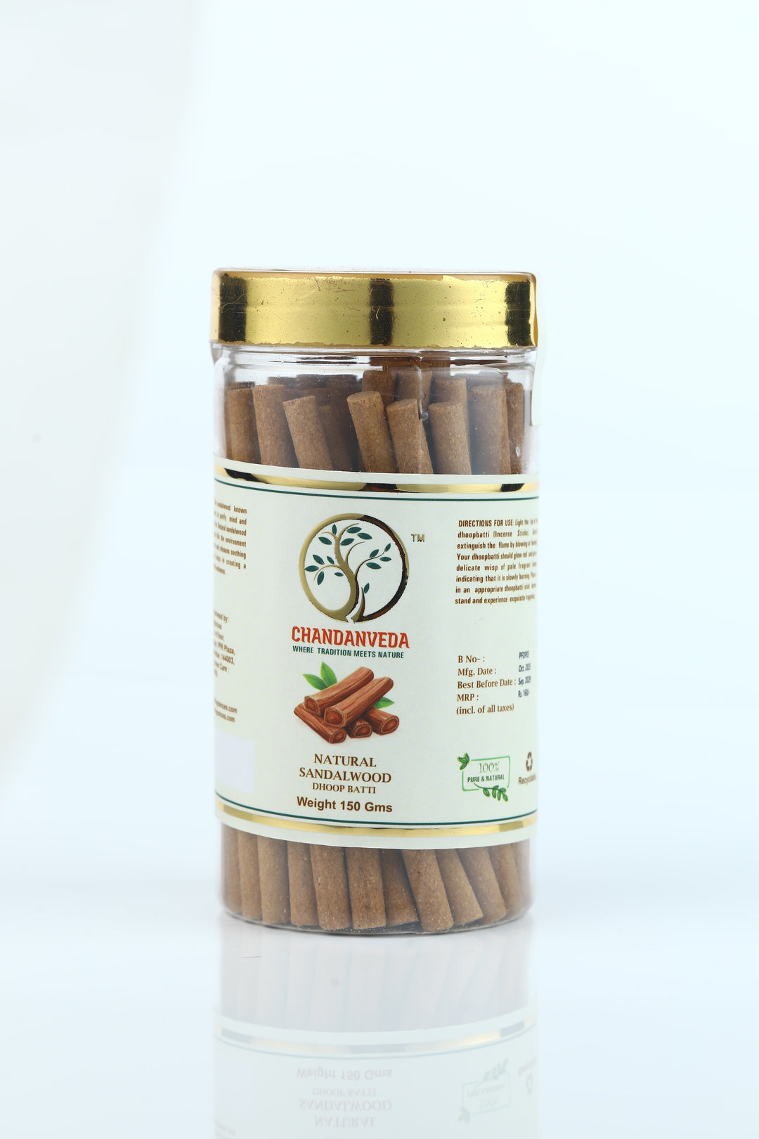 Natural Sandalwood - Dhoop Batti