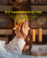 Load image into Gallery viewer, Red Sandal Beads Mala
