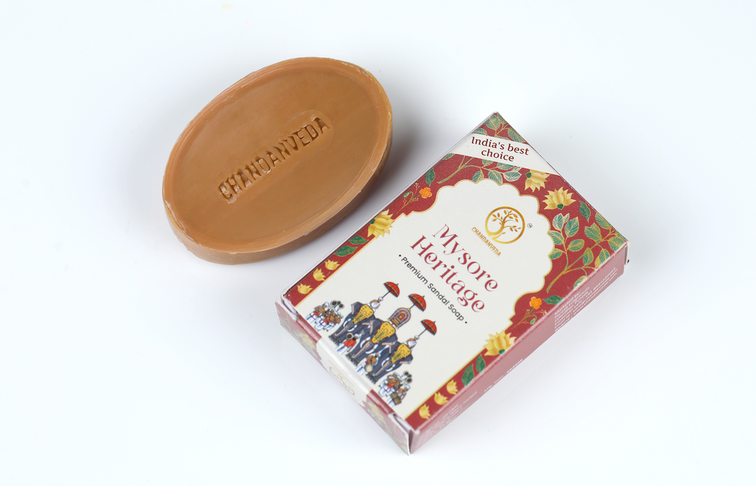 Premium Sandal Soap - Mysore Heritage - 20gm