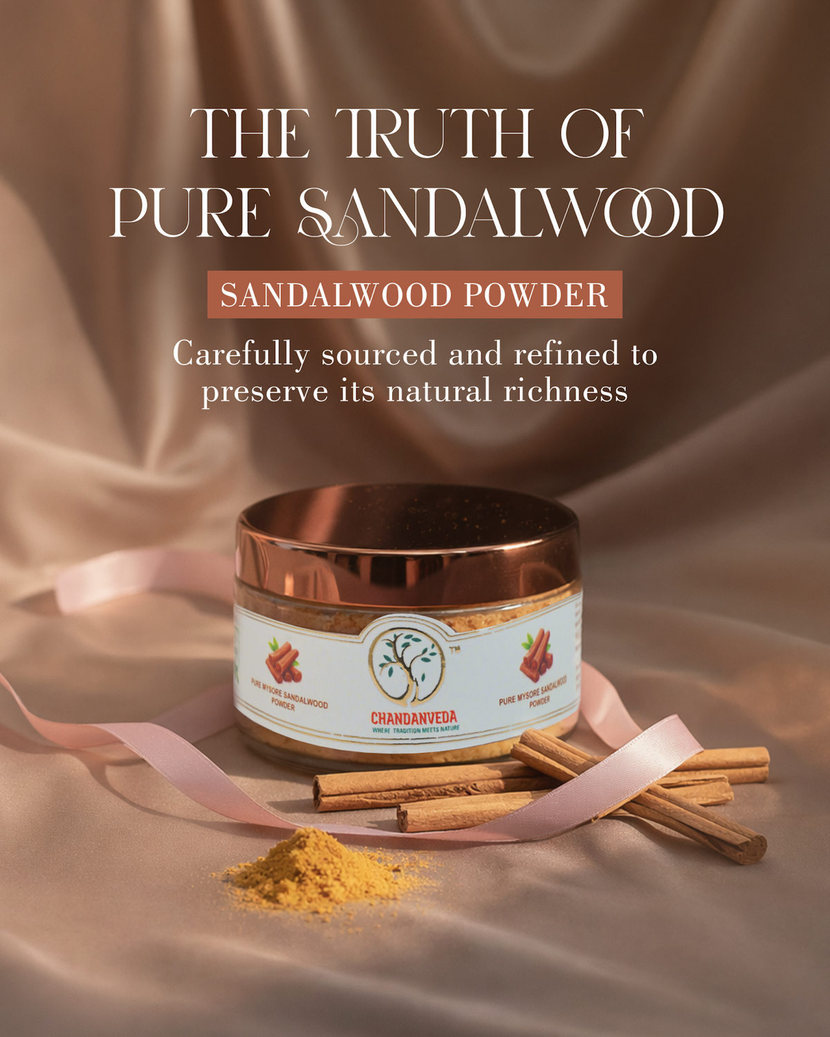 Pure mysore sandalwood powder