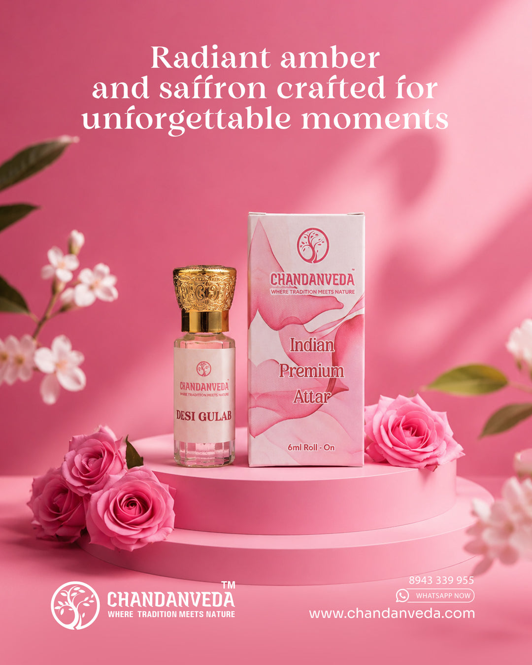 Desi Gulab - Indian Premium Attar